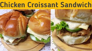 Chicken Croissant Sandwich 🥙 [upl. by Sigler356]