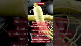 The Power of Ginseng for Energy and Stress Relief herbal herbalmedicine [upl. by Aylat991]