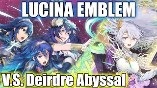 LUCINA EMBLEM vs Deirdre Legendary Hero Battle Abyssal  Fire Emblem Heroes FEH [upl. by Legna80]