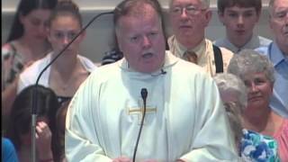 St Marys Parish Foxborough Farewell Mass for Father Steve Madden  May 31 2015 [upl. by Ilario453]