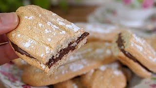 Recette biscuits à la cuillère et au chocolat  Boudoirs rapides et légers [upl. by Kaylee]