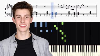 Shawn Mendes  Theres Nothing Holdin Me Back  Piano Tutorial [upl. by Noryahs]