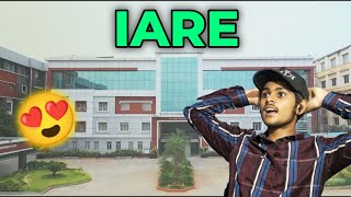 IARE college hyderabad campus visitmy first at the collegevlogiaresaikumareverythingvlogsreel [upl. by Glennon366]