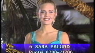 Miss Scandinavia 1998Uimapukukierros [upl. by Neenahs]