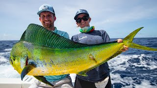 Deep Sea Fishing in Miami Dolphin Wahoo Amberjacks and Tripletail [upl. by Quiteria]