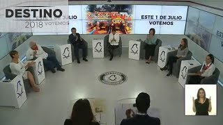 Tercer debate entre candidatos a la Jefatura de Gobierno de la CDMX [upl. by Atsirtal]