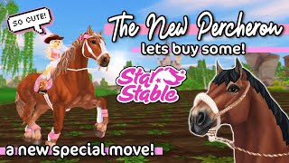 Star Stable  Buying the NEW Percheron Horse Breed  All Gaits amp SPECIAL Move [upl. by Jeanette]