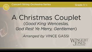 A Christmas Couplet  arranged by Vince Gassi [upl. by Tiphani]