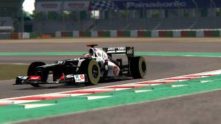 Kamui Kobayashis Podium Winning Sauber C31 in Suzuka Assetto Corsa [upl. by Devol958]