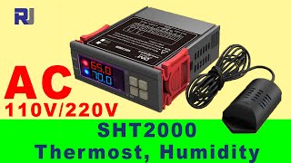 Using DIYMore SHT2000 AC Digital Thermostat incubator  Robojax [upl. by Rihsab305]