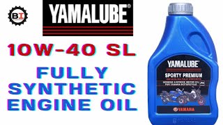 YAMALUBE 10W40 FULL  SYNTHETIC ENGINE OIL yamalube bestyamahaoil bikeinfotech [upl. by Sura]