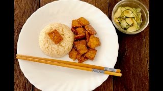 Teriyaki Tempeh Another healthy way to get protein without meat [upl. by Cleodel15]