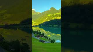 GIMMELWALD TRAIN JOURNEY IN SWITZERLANDBEAUTIFUL GIMMELWALD BEAUTIFUL TRAIN RIDE SWITZERLANDeurope [upl. by Kred194]