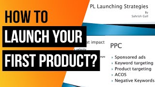 How to Launch Your first Product  PL Launching Strategies [upl. by Brittne]