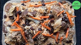 LAHAM BUKHARI RECIPE  how to make laham bukhari very easy to make amp delicious in taste Eatbetter [upl. by Hgielra]