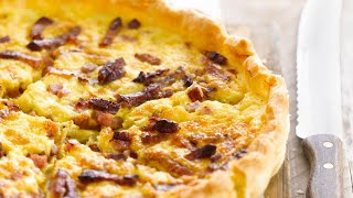 Recette  Quiche lorraine améliorée [upl. by Eciuqram]