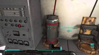 Fallout 4 How to get piezonucleic power armor chest Cambridge polymer lab quest [upl. by Aisinoid866]