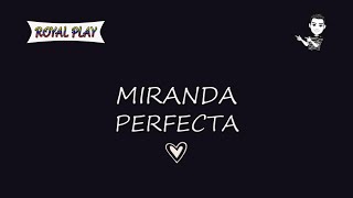 Perfecta  Miranda Karaoke [upl. by Annayr586]