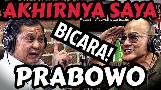 HABIS SEMUA PRABOWO PERDANA BICARA‼️ EXCLUSIVE  Deddy Corbuzier Podcast [upl. by Leatrice640]