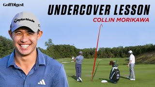 Inside a Collin Morikawa Range Session  Undercover Lessons  Golf Digest [upl. by Nivre61]