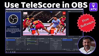 தமிழ் TeleScore Scoreboard Software Tamil Tutorial  Kabaddi Scoreboard  How to Use in OBS Studio [upl. by Atilemrac500]