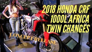 2018 Honda CRF 1000L Africa Twin Changes  Motorcyclesport [upl. by Lemra]