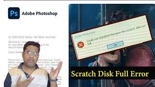 Scratch Disk Full Adobe Photoshop Pc Windows [upl. by Topper]