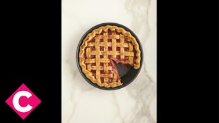 How to weave a lattice pie crust [upl. by Garling]