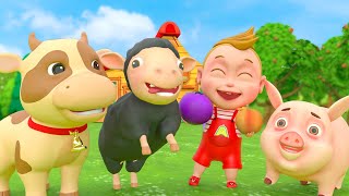 Old MacDonald Had a Farm Compilation  Kids Songs and Nursery Rhymes  Baby SumoCoco [upl. by Noram950]