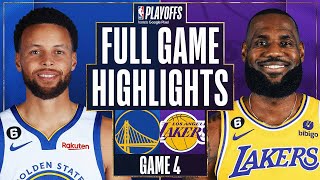 6 WARRIORS at 7 LAKERS  FULL GAME 4 HIGHLIGHTS  May 8 2023 [upl. by Ahtenak]