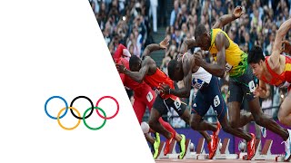 Bolt Blake amp Gatlin Win 100m SemiFinals  London 2012 Olympics [upl. by Eitsud]