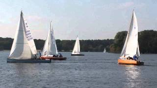 Segelregatta auf dem Tegeler See  20er Jollen [upl. by Tcideneb37]