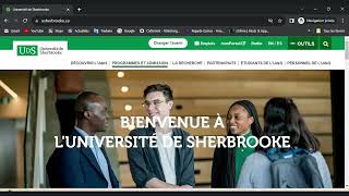 FAIRE UNE DEMANDE D’ADMISSION À L’UNIVERSITÉ DE SHERBROOKE [upl. by Helga]