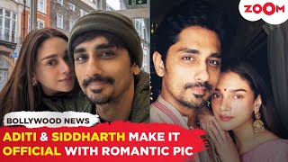 Aditi Rao Hydari makes her relationship OFFICIAL with Siddharth [upl. by Janeta942]