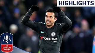 Pedro Scores the Winner in ExtraTime  Leicester 12 Chelsea  Emirates FA Cup 201718 [upl. by Aneri]