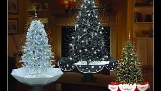 LED lights musical snowing christmas tree with umbrellashape base [upl. by Netti969]