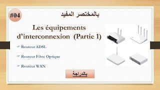 EP04  Equipements dinterconnexion partie 1  Les types des routeurs  بالمختصر المفيد [upl. by Nuyh]