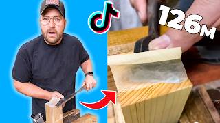 Testing More Viral Woodworking TikTok Techniques [upl. by Procter613]