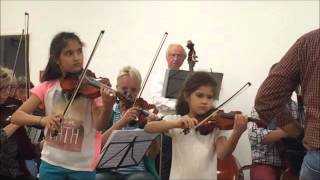 Amira amp Mariam Abouzahra rehearsing with Orchestra in Mannheim [upl. by Tish]