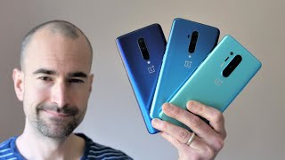 OnePlus 8 Pro vs 7T amp 7 Pro  Three Generations Compared [upl. by Welcher]