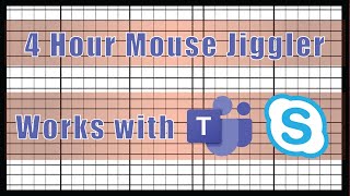 Mouse Jiggler 4 Hours  Keep Computer Awake  Perfect for morning or afternoon shift [upl. by Nanoc]