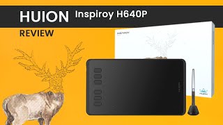 HUION inspiroy h640p review and Unboxing  How to install driverSettingsHow to drawhuion h640p [upl. by Nicolas]