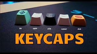 Popular Keycap Profiles and Sound Tests Cherry XDA OEM SA OSA [upl. by Nnav]