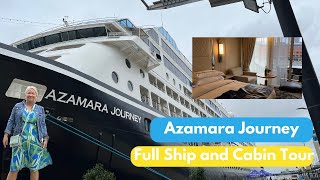 Azamara Journey A Full Tour Of The Ship And Cabins cruise azamara [upl. by Lynna]