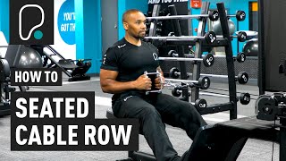 How To Do A Seated Cable Row [upl. by Melise437]