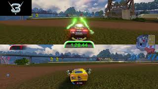 Cars 3 Driven to Win  Fabulous Lightning McQueen Vs Cruz Ramirez  Thomasville Playground  PS4 [upl. by Sudaorb]