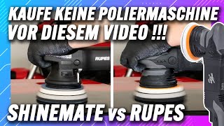 Kaufe keine Poliermaschine vor diesem Video  Poliermaschinen Test ShineMate 620 Exzenter vs Rupes [upl. by Wengert737]