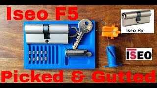 Iseo F5 euro profile lock picked and gutted [upl. by Amrak548]