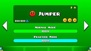 Geometry Dash Jumper Full Level No Coins [upl. by Eojyllib]