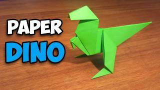 How To Make an Easy Origami Dinosaur [upl. by Haym]